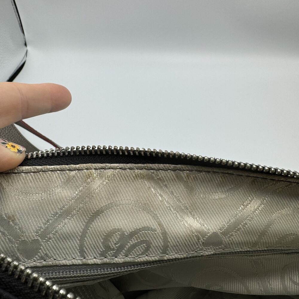 Brighton Zoe Leather Snakeskin Print Crossbody Bag Purse Boho Festival - Picture 10 of 14